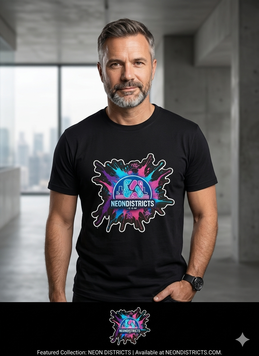 Neon Districts Official T-shirt - Neon Districts