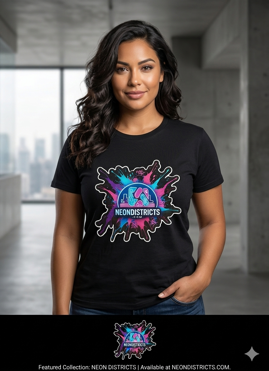 Neon Districts Official T-shirt - Neon Districts
