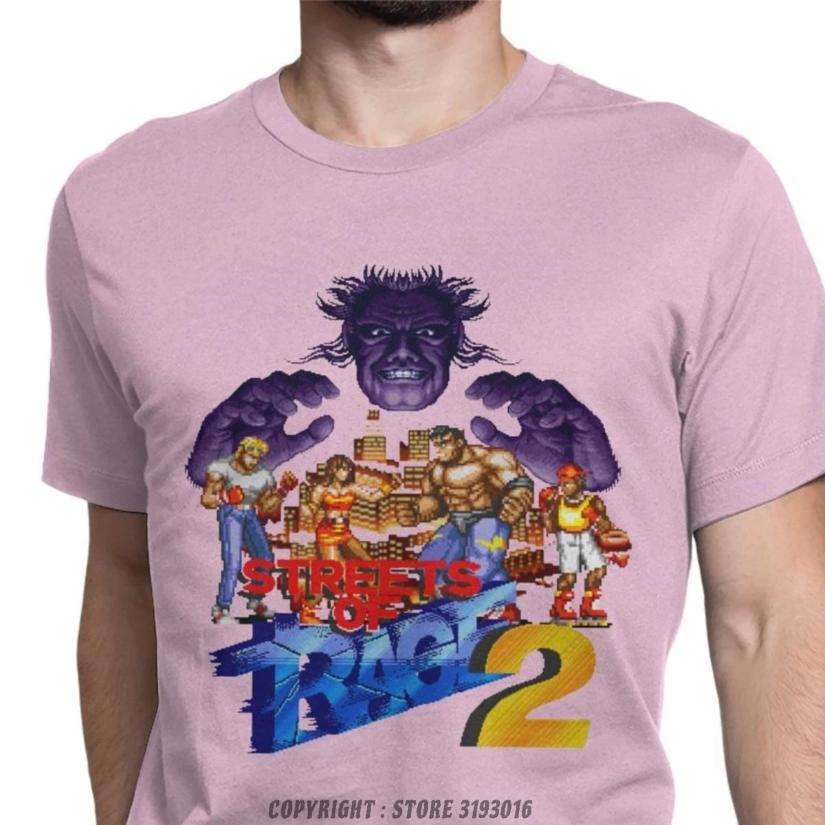 Streets of Rage — Axel & Blaze Retro Beat-Em-Up Tee - Neon Districts