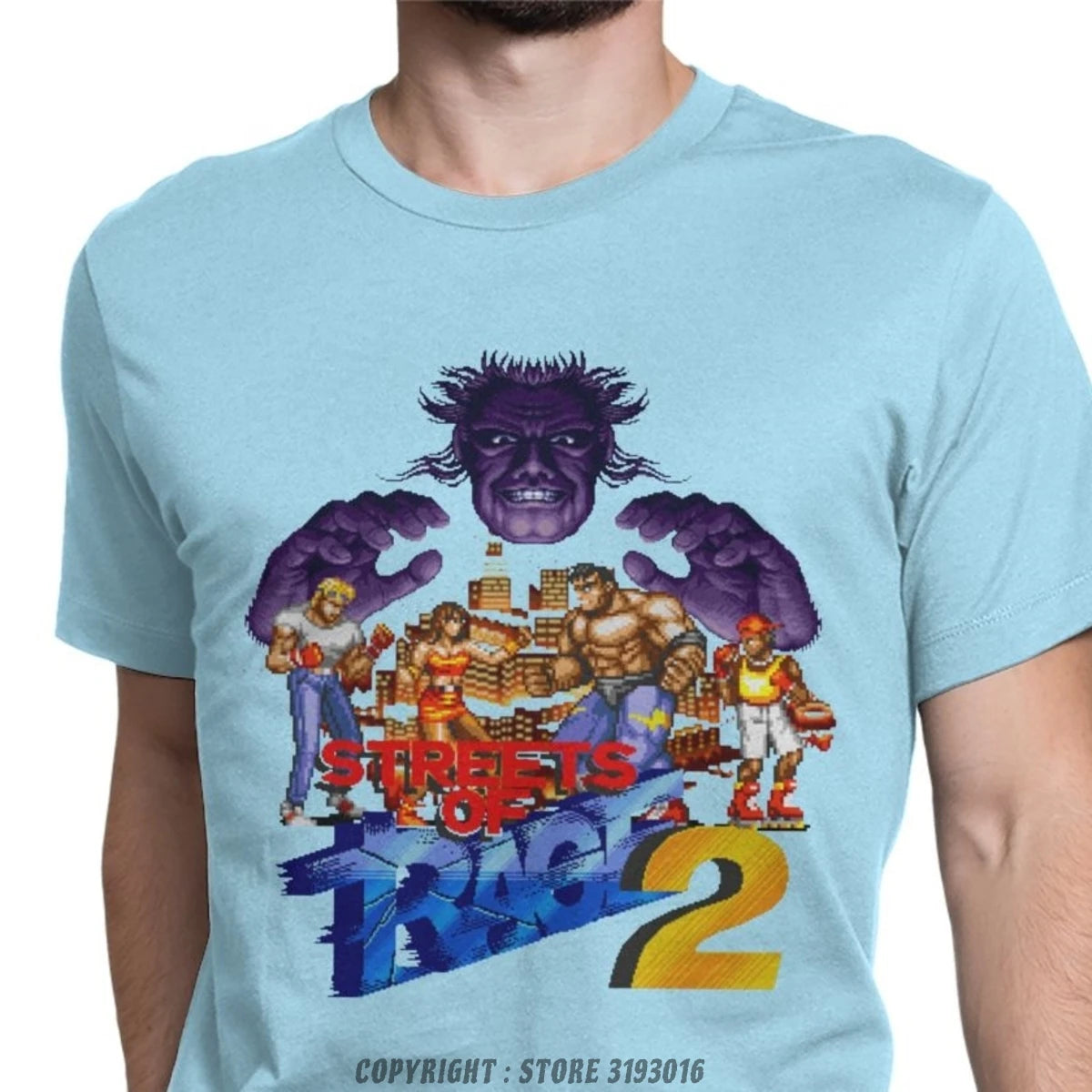Streets of Rage — Axel & Blaze Retro Beat-Em-Up Tee - Neon Districts