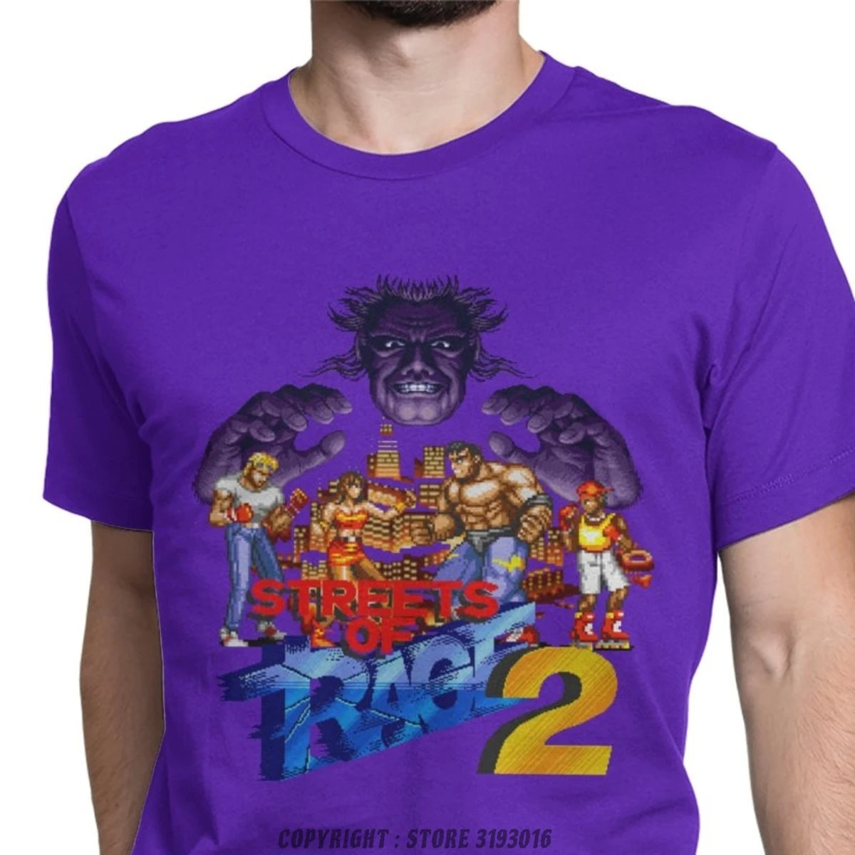 Streets of Rage — Axel & Blaze Retro Beat-Em-Up Tee - Neon Districts