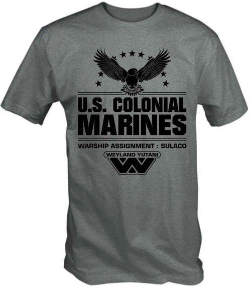 Aliens — USS Sulaco Colonial Marines Retro Tee
