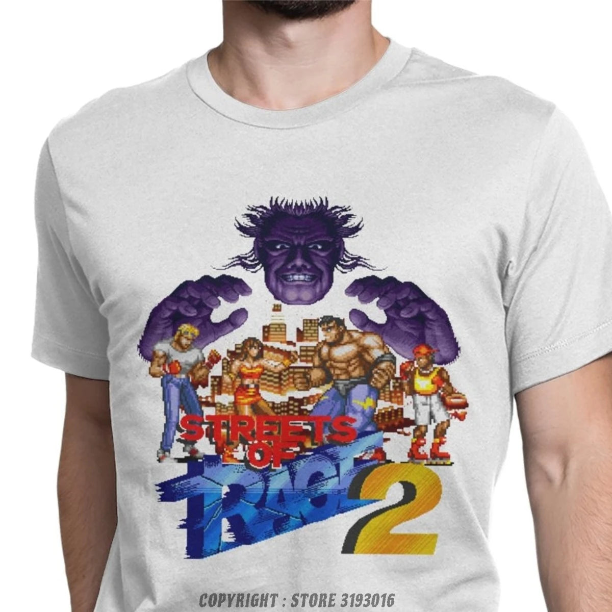 Streets of Rage — Axel & Blaze Retro Beat-Em-Up Tee - Neon Districts