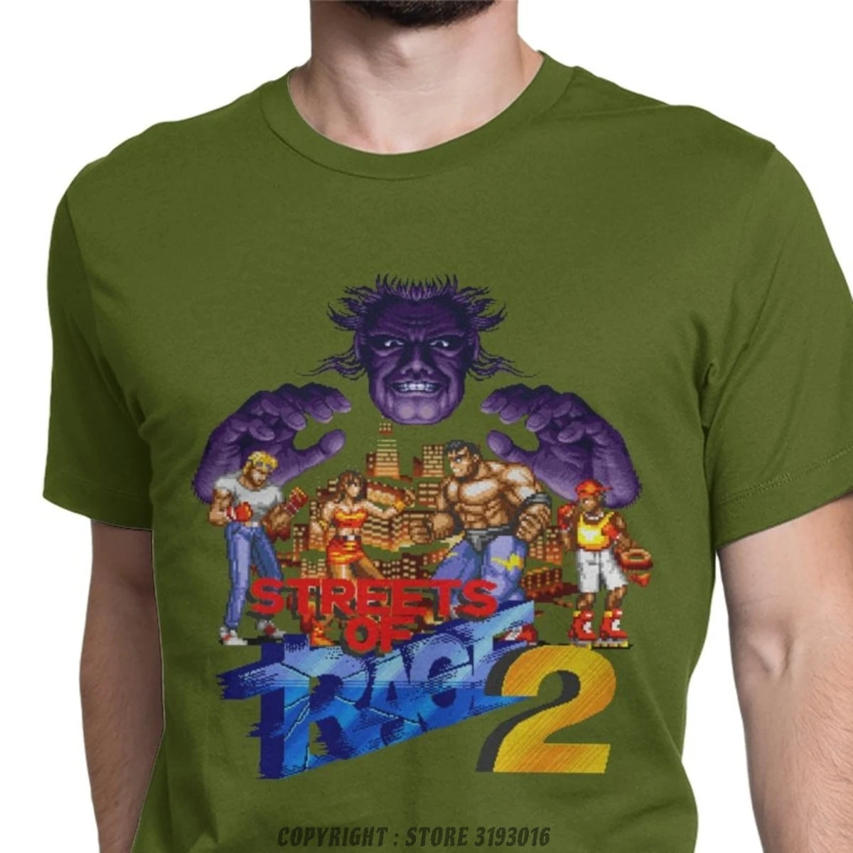Streets of Rage — Axel & Blaze Retro Beat-Em-Up Tee - Neon Districts