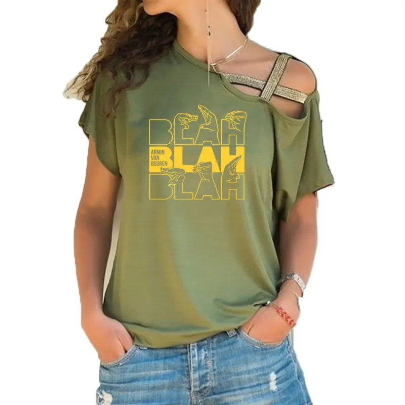 Armin Van Buuren BLAH Tee - Neon Districts