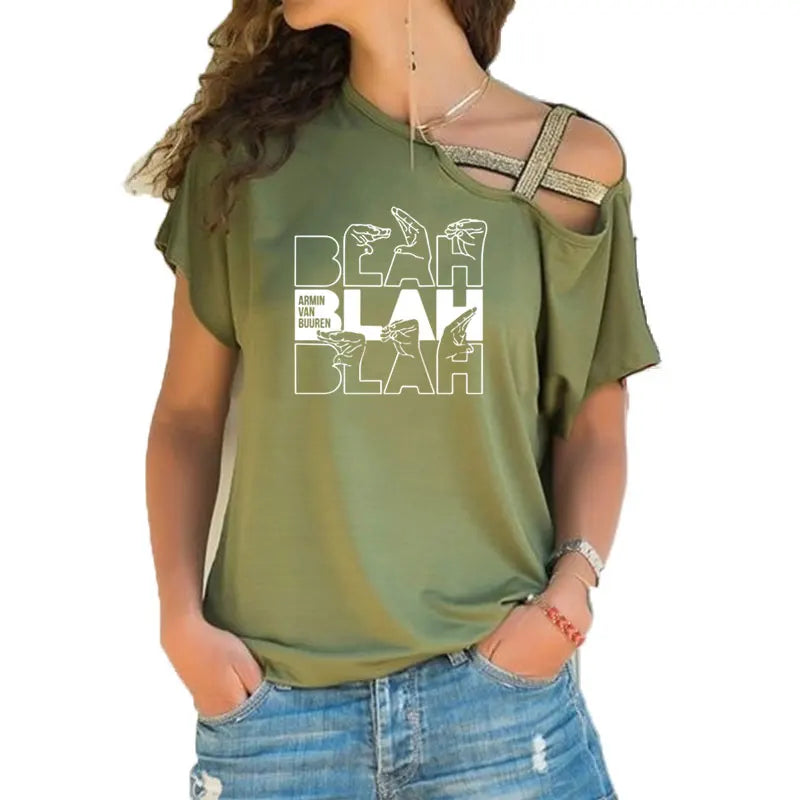 Armin Van Buuren BLAH Tee - Neon Districts
