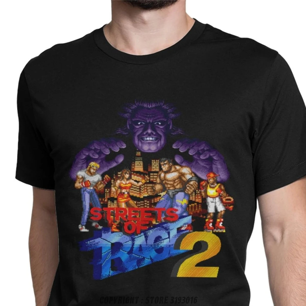 Streets of Rage — Axel & Blaze Retro Beat-Em-Up Tee - Neon Districts