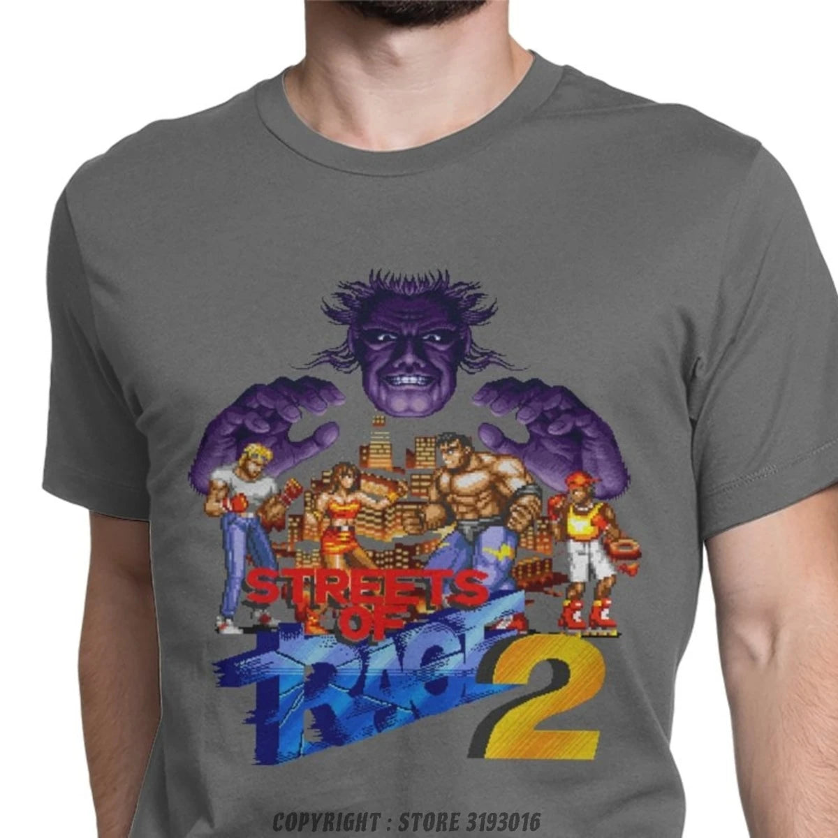 Streets of Rage — Axel & Blaze Retro Beat-Em-Up Tee - Neon Districts