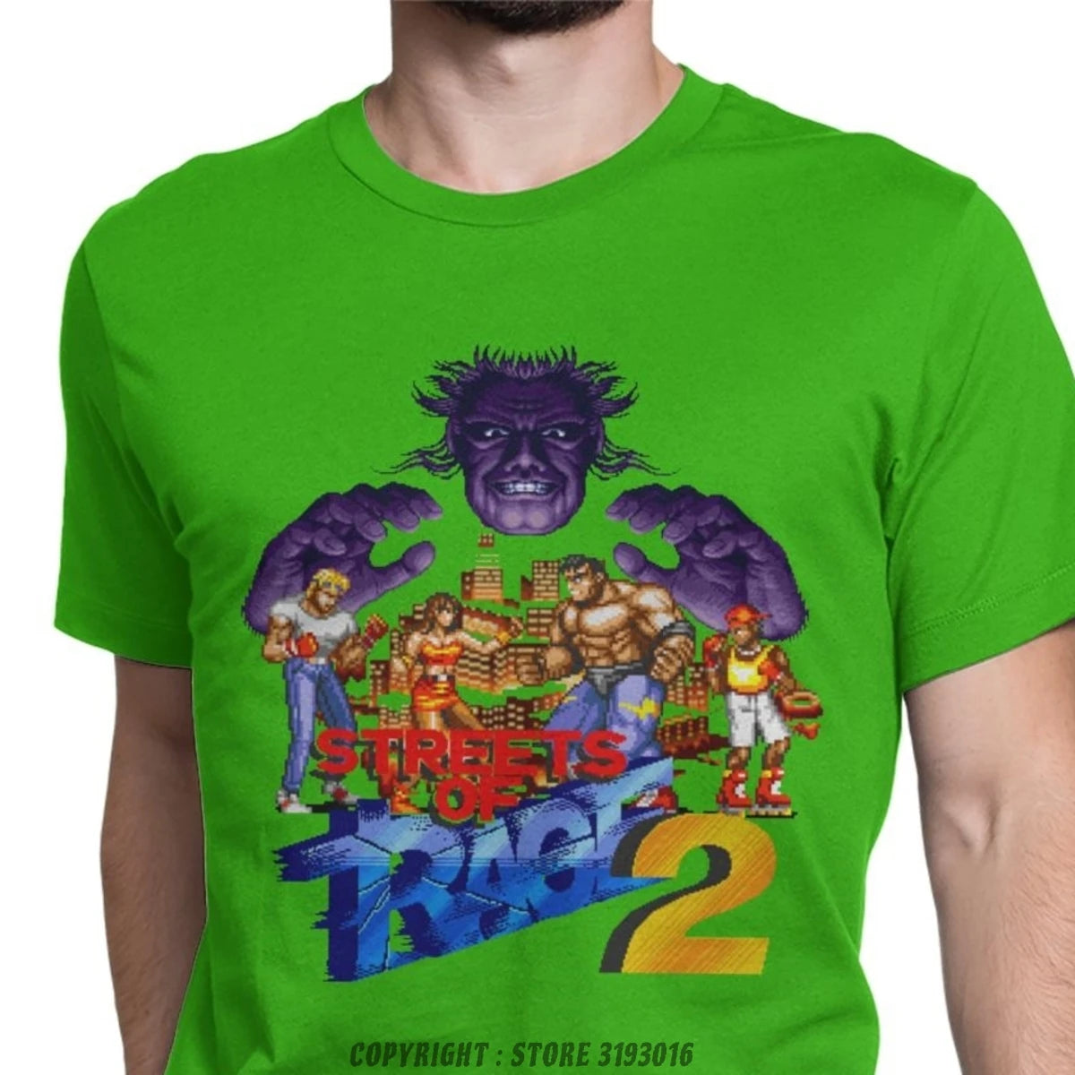 Streets of Rage — Axel & Blaze Retro Beat-Em-Up Tee - Neon Districts