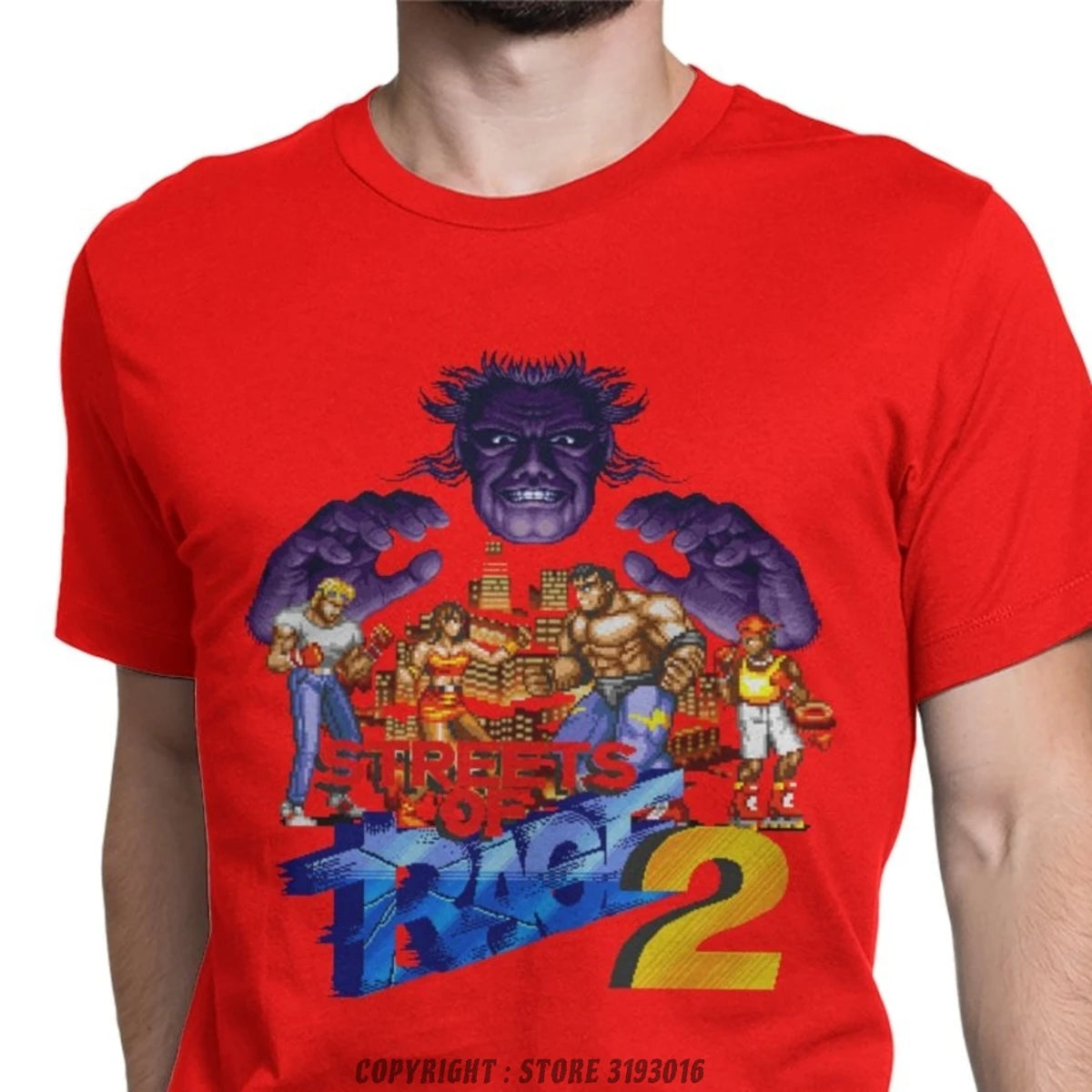 Streets of Rage — Axel & Blaze Retro Beat-Em-Up Tee - Neon Districts