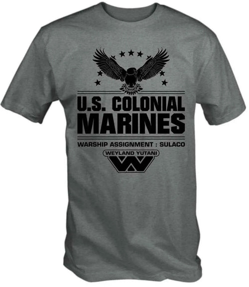Aliens — USS Sulaco Colonial Marines Retro Tee