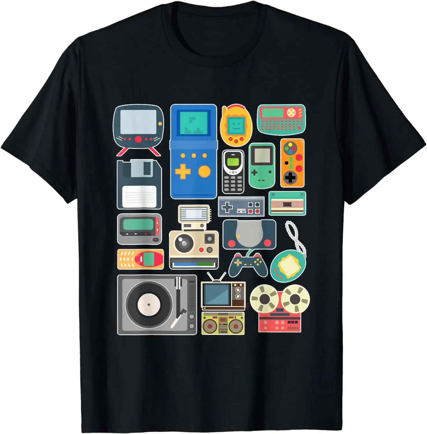 80s & 90s Arcade — Retro Vintage Classic Streetwear Tee - Neon Districts