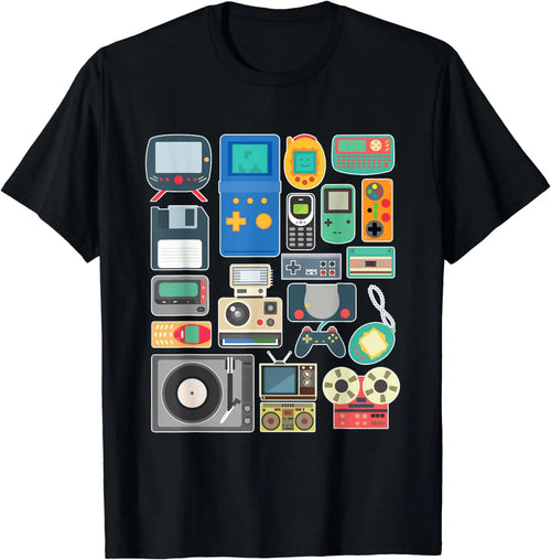80s & 90s Arcade — Retro Vintage Classic Streetwear Tee - Neon Districts