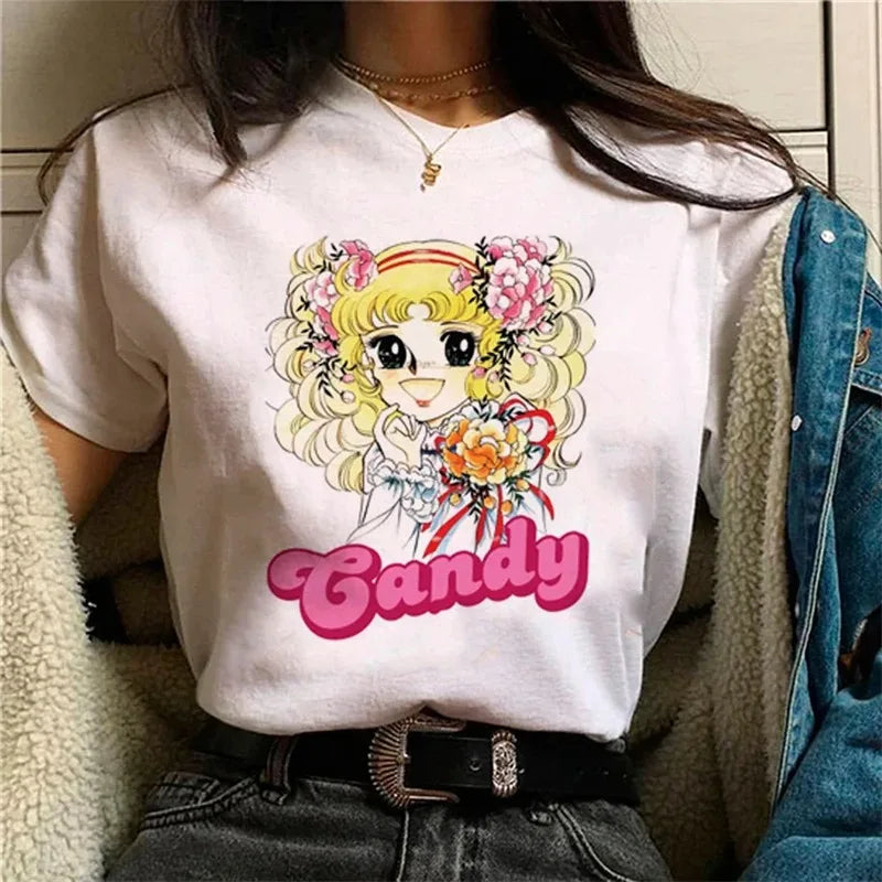 Candy Cartoon Harajuku Streetwear Tee - Neon Districts