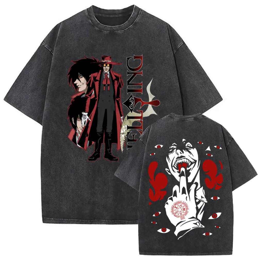 Hellsing Alucard Vintage Tee – Double-Sided 90s Oversized Shirt