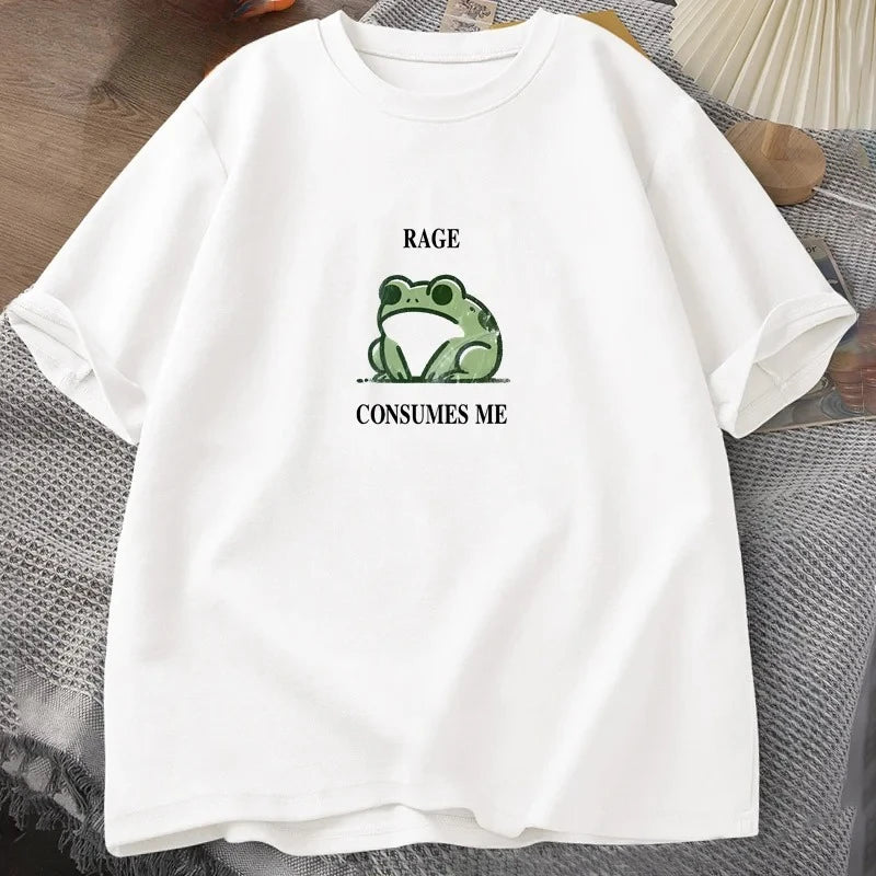 "Rage Consumes Me" — Silly Frog Vintage Graphic Tee - Neon Districts