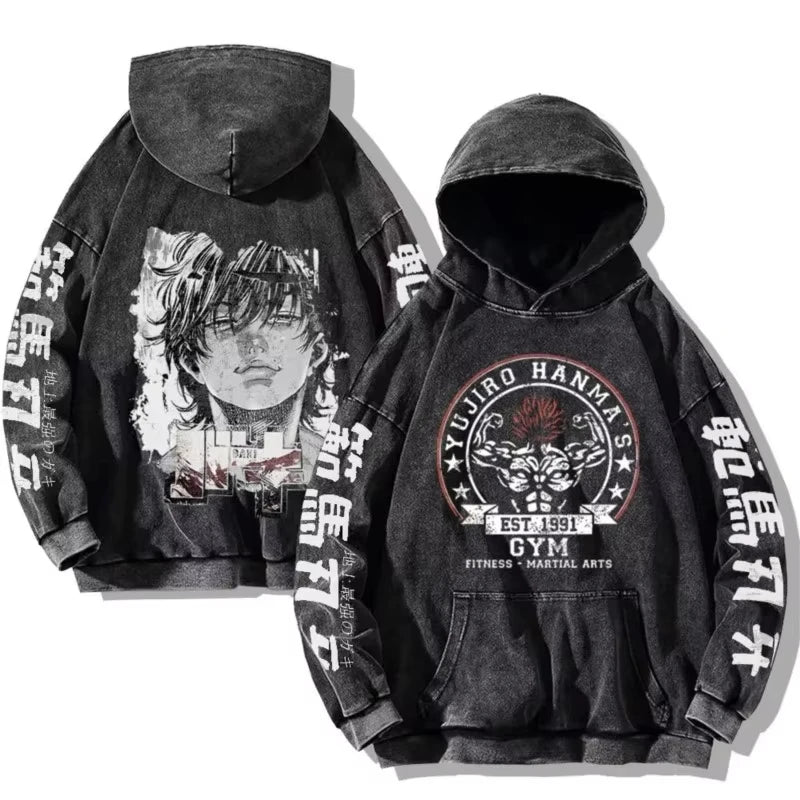 Baki Hanma Anime Hoodie - Neon Districts