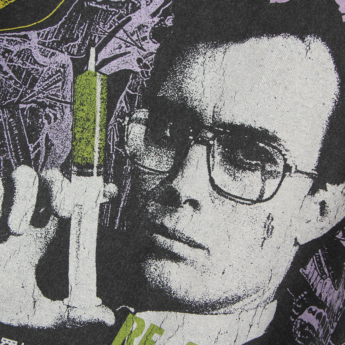 Re-Animator — 80s Horror Washed Drop-Shoulder Tee