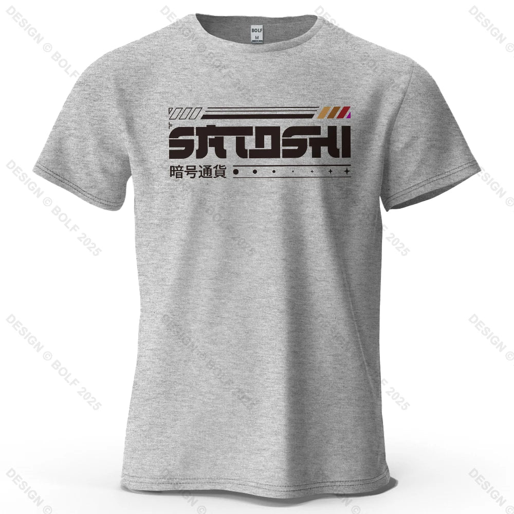 Satoshi — Crypto Tech Oversized Graphic Tee - Neon Districts