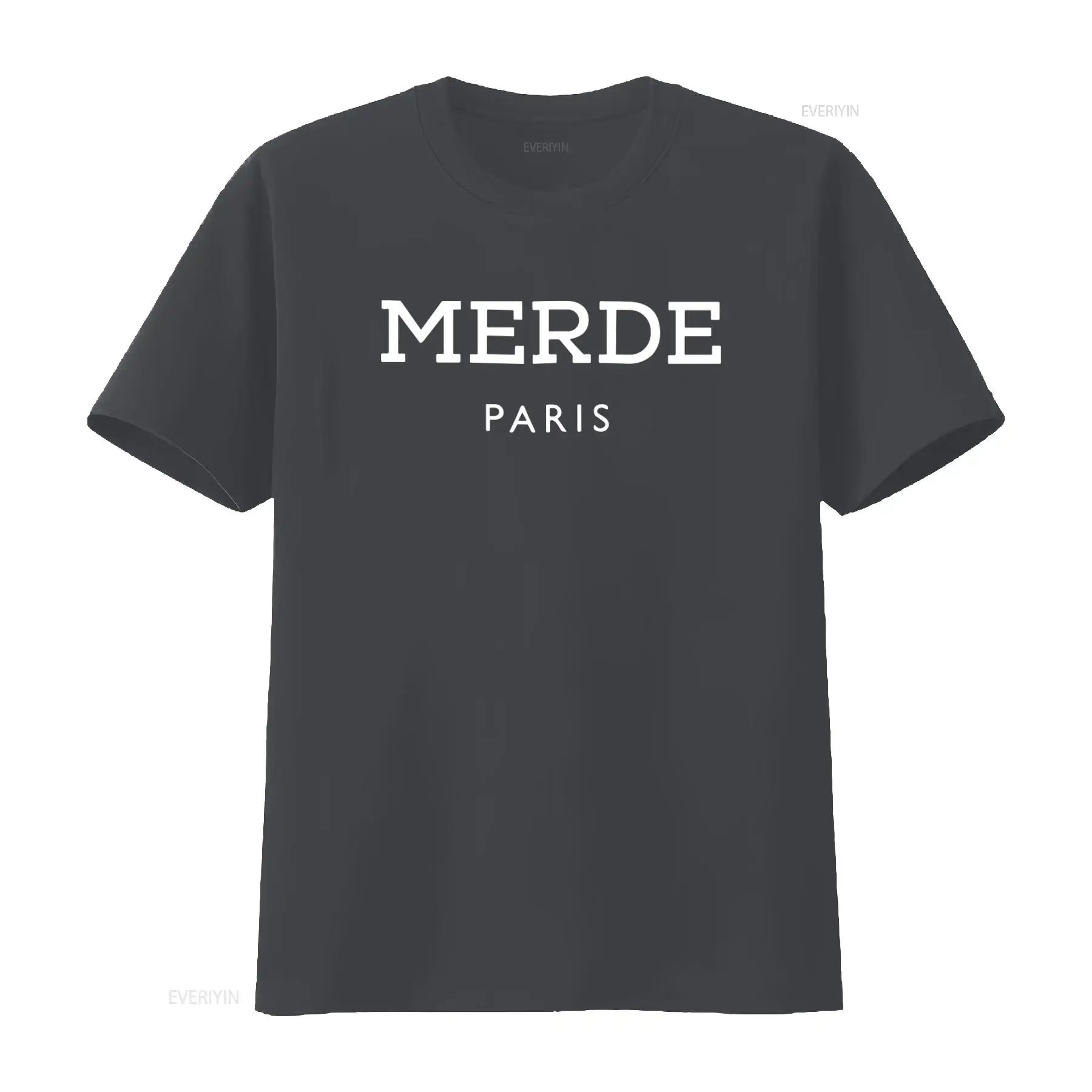 Merde Paris Vintage Washed Tee - Neon Districts