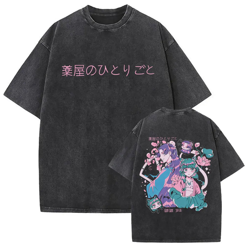 Apothecary Diaries Maomao Vintage Washed Tee – Manga Graphic