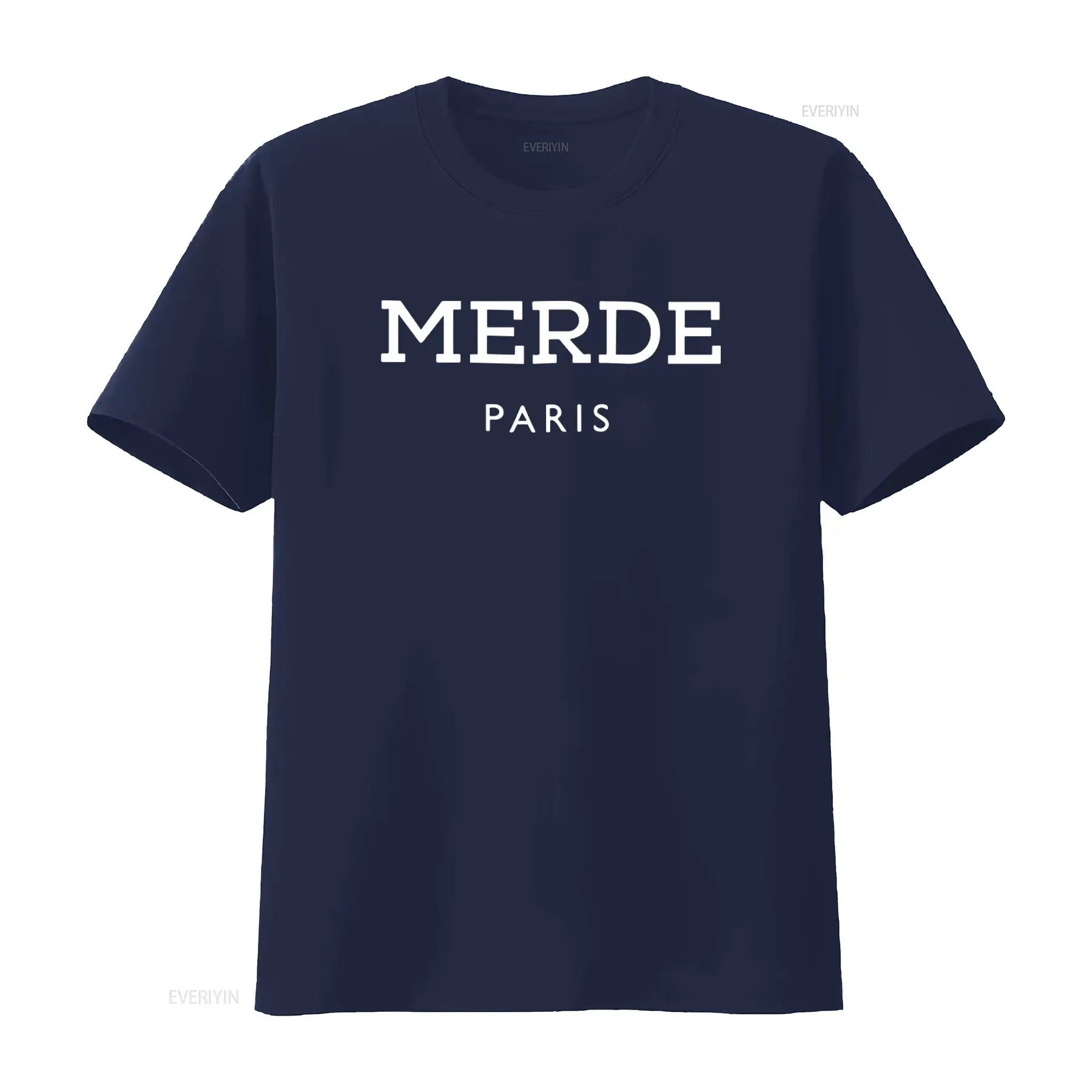 Merde Paris Vintage Washed Tee - Neon Districts