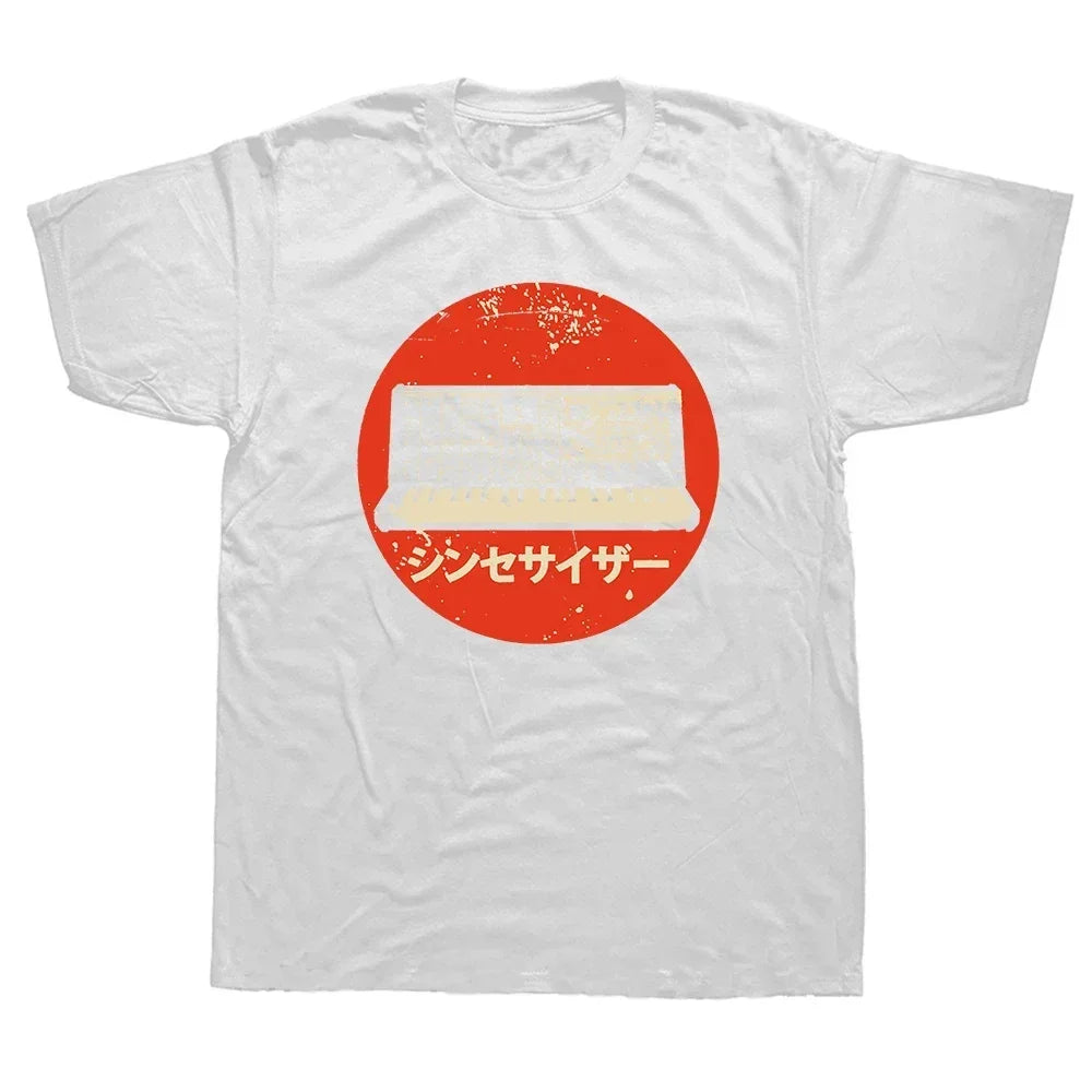Electronic Musician — Synth & Drum Machine Vintage Tee - Neon Districts
