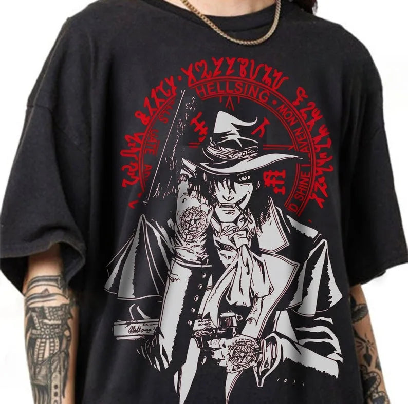 Hellsing Alucard Black Graphic Tee