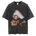 MJ King of Pop Washed Vintage Tee - Neon Districts