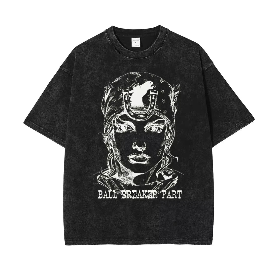 Gyro Zeppeli — JoJo Vintage Washed Oversized Anime Streetwear Tee - Neon Districts