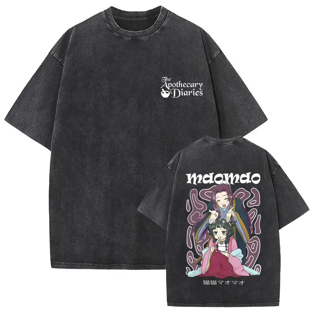 Apothecary Diaries Maomao Vintage Washed Tee – Manga Graphic
