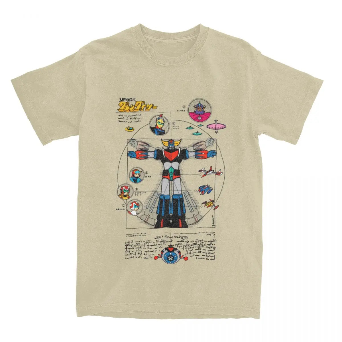 UFO Robot Grendizer Goldorak Graphic Tee – Pure Cotton Mecha