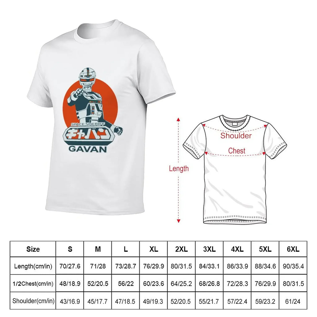 Space Sheriff Gavan — Vintage Tokusatsu Oversized Graphic Tee - Neon Districts