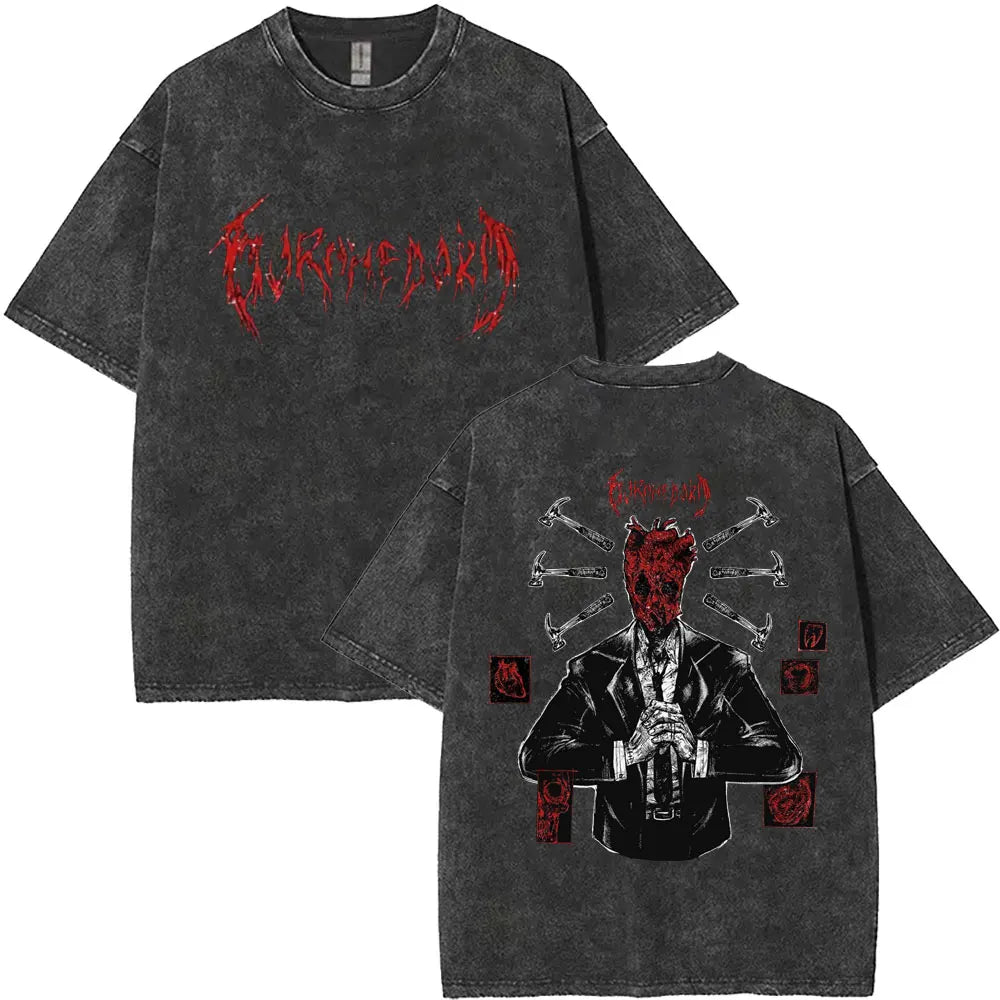 Dorohedoro Kaiman Washed Gothic Manga Tee