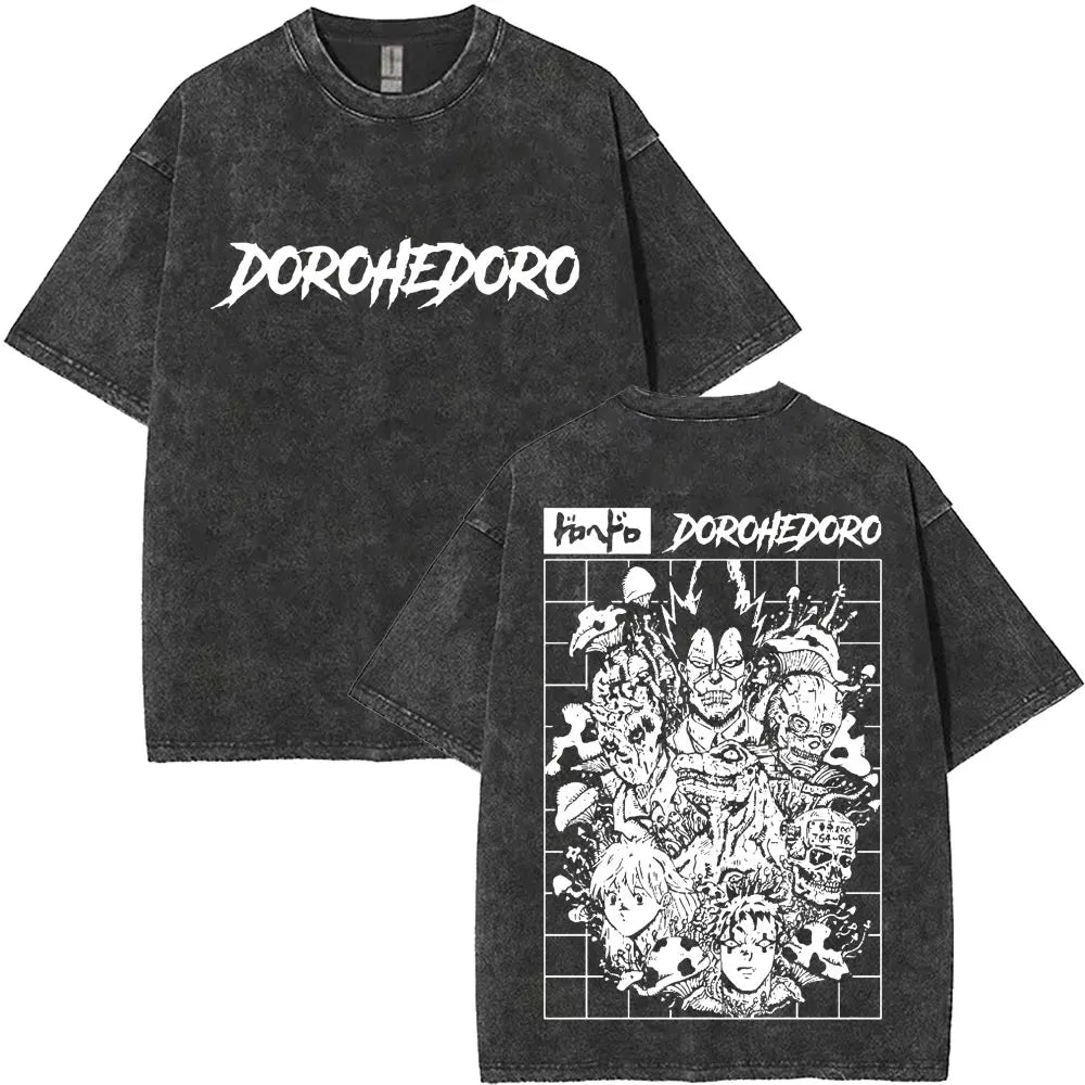 Dorohedoro Kaiman Washed Gothic Manga Tee