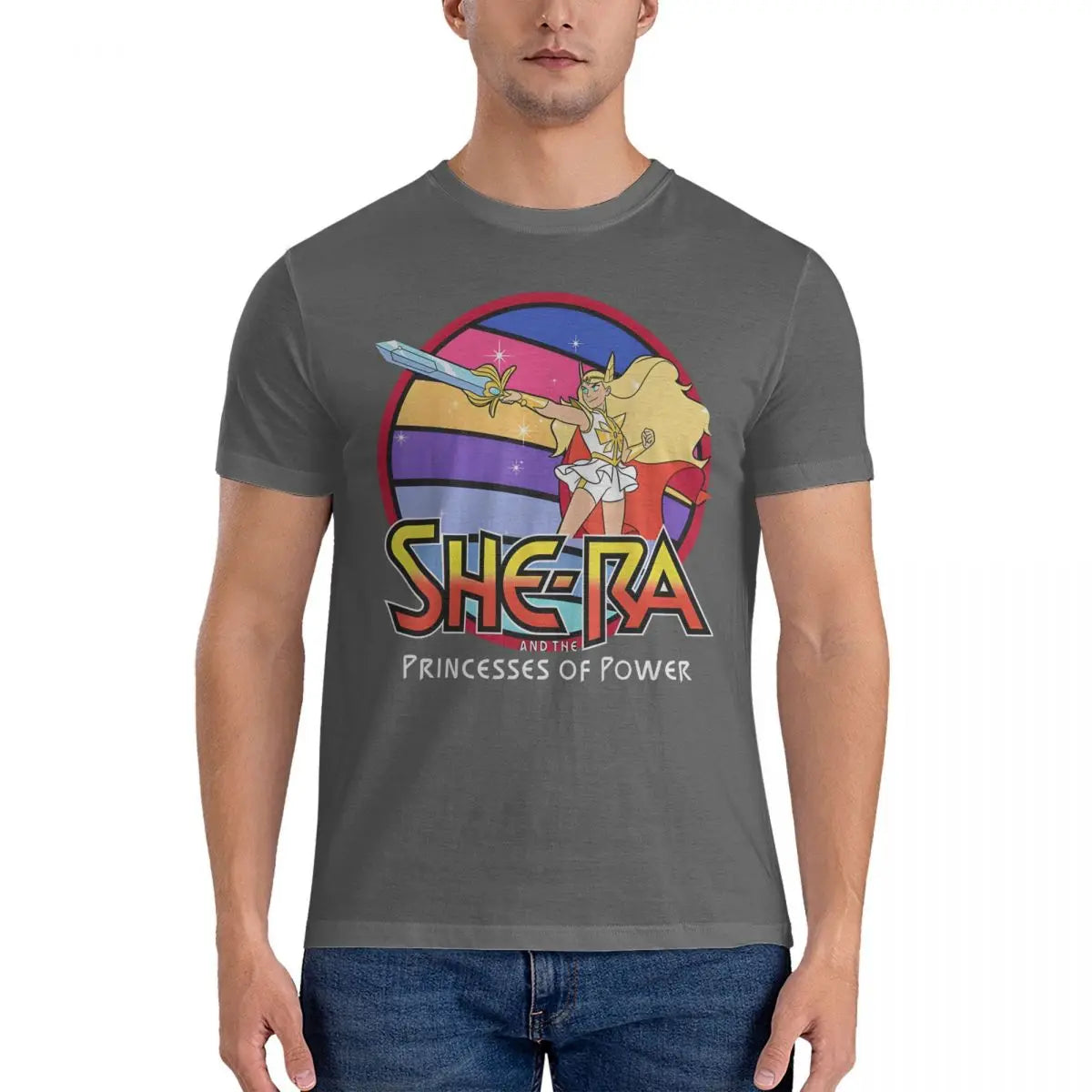 She-Ra Princess of Power — Oversized Graphic Fan Tee - Neon Districts
