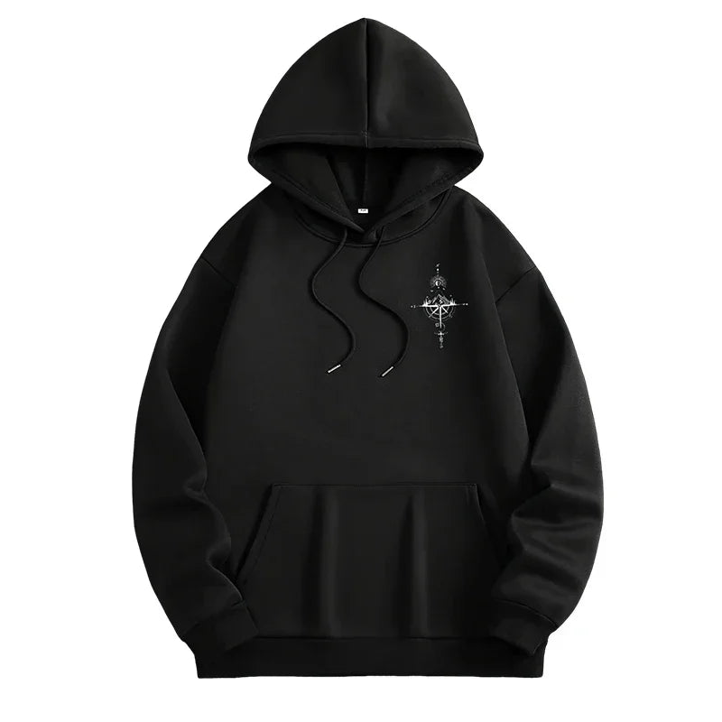 Vintage Compass Hoodie - Neon Districts