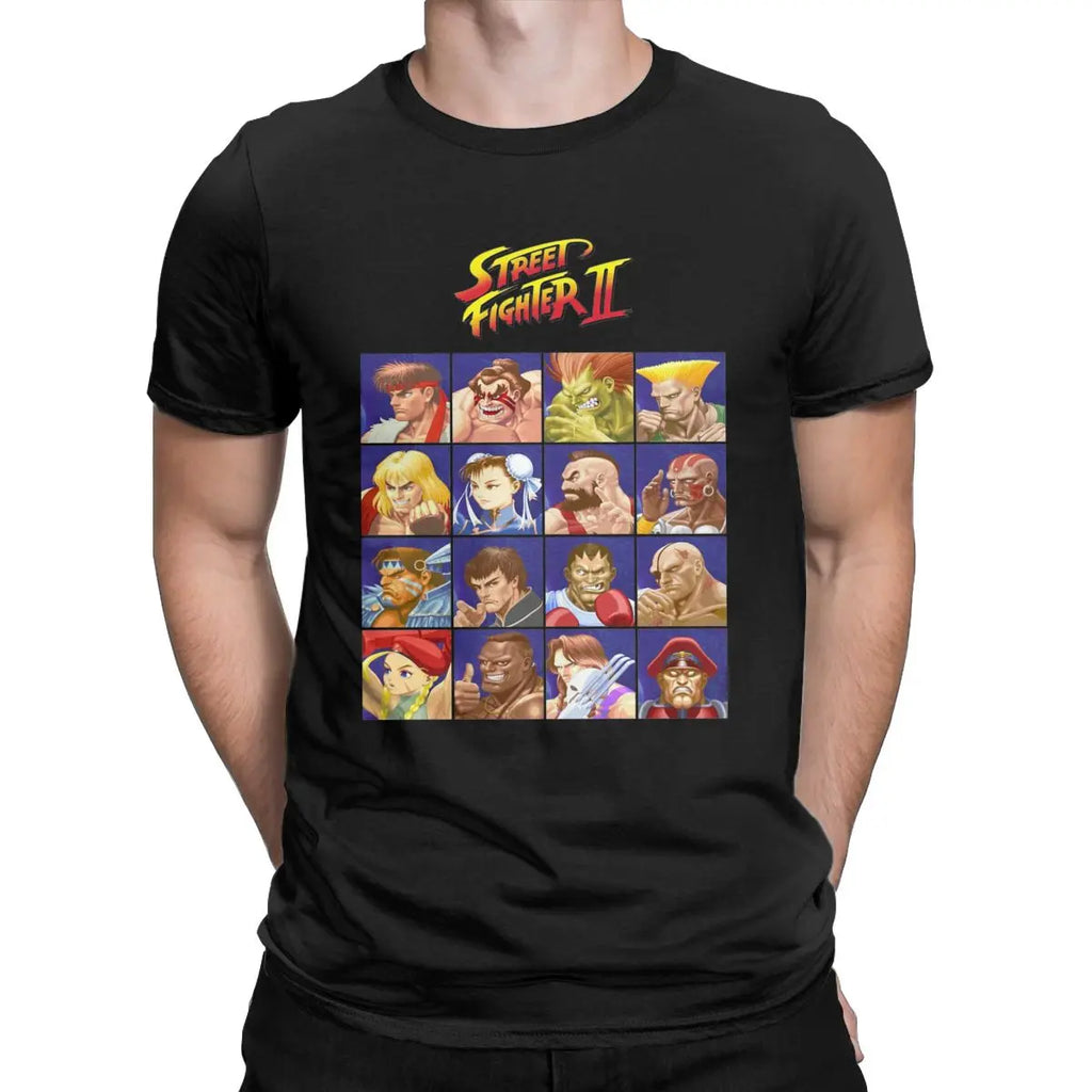 Street Fighter II — Character Select Screen Tee - Neon Districts