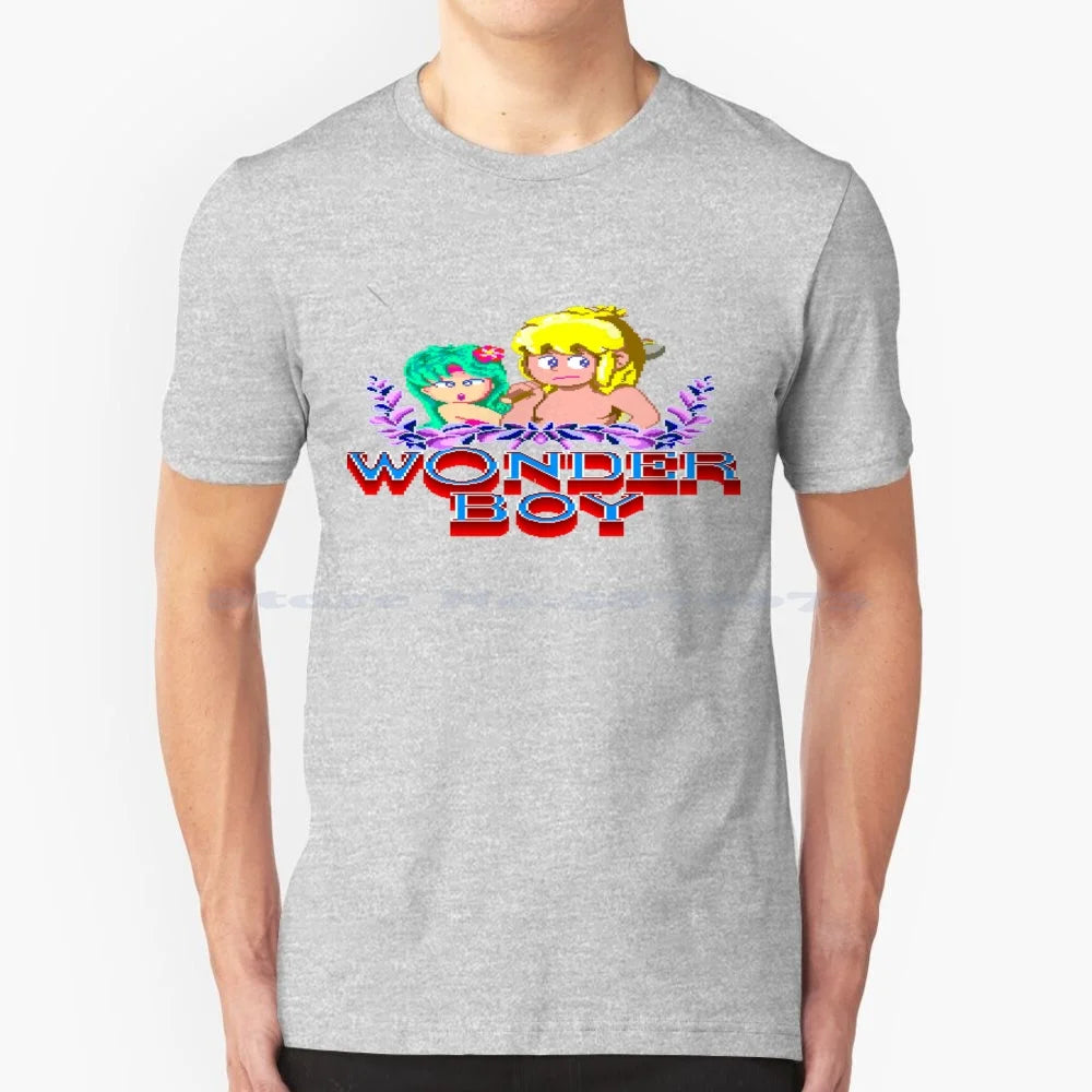 Wonder Boy — Arcade Classic Retro Vintage Tee - Neon Districts