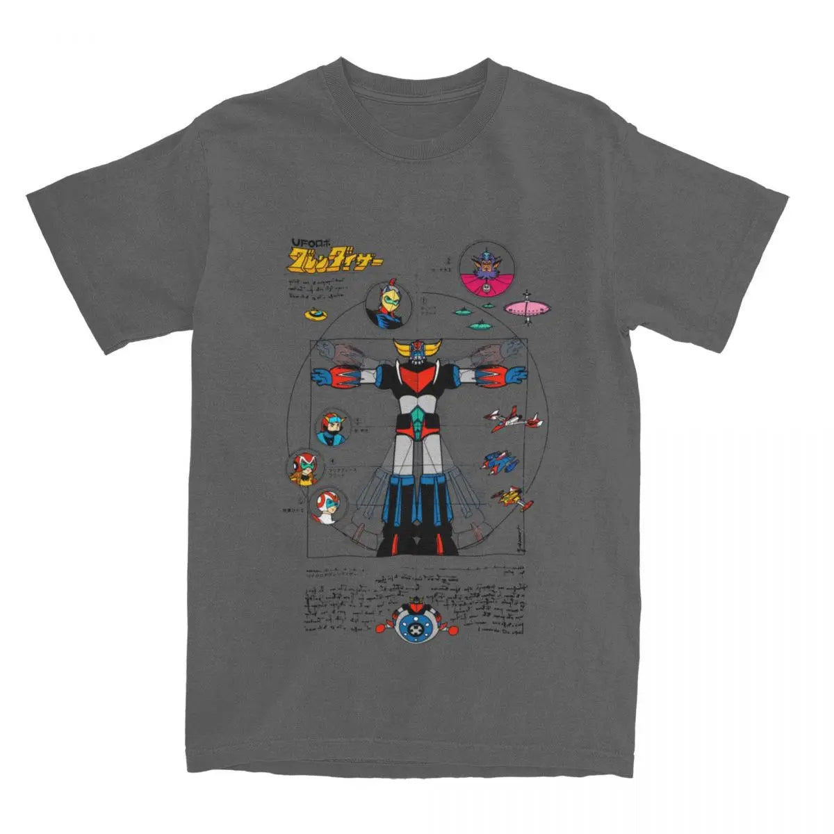 UFO Robot Grendizer Goldorak Graphic Tee – Pure Cotton Mecha