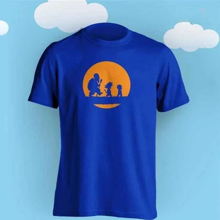 Dragon Ball Summer Print Oversized Tee