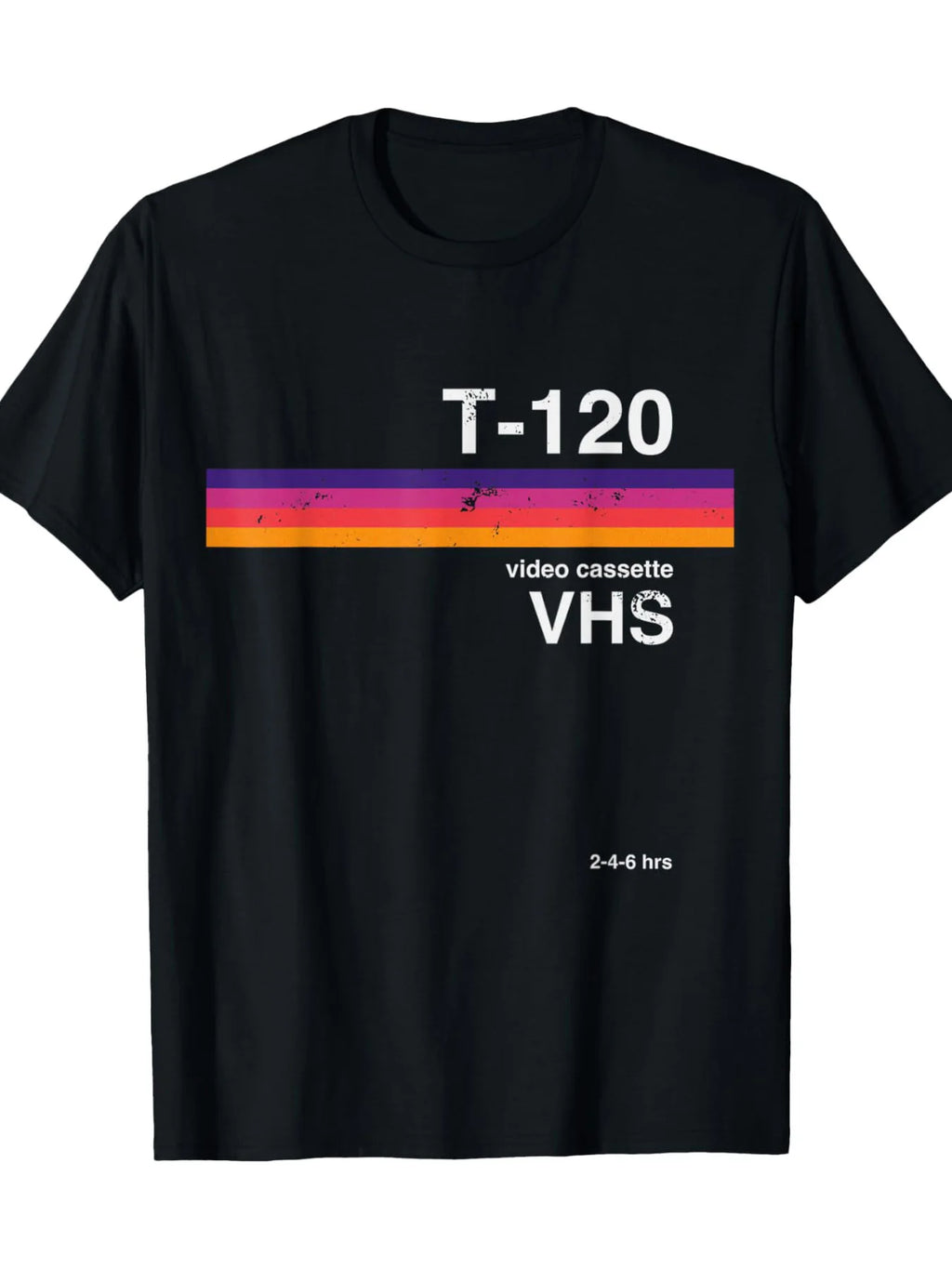 VHS — Retro Video Tape Pattern Nostalgic Tee - Neon Districts