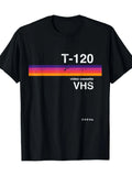 VHS — Retro Video Tape Pattern Nostalgic Tee - Neon Districts