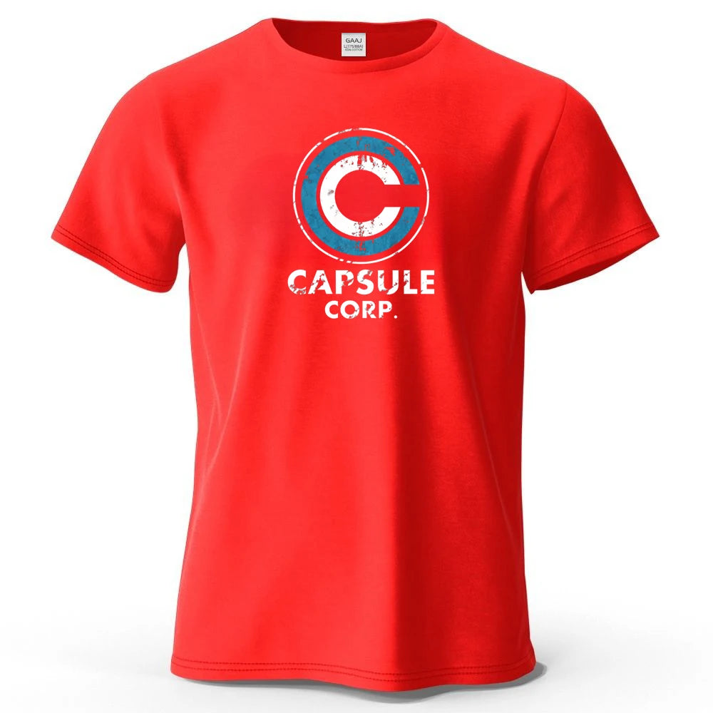 Dragon Ball — Capsule Corp Logo Streetwear Tee - Neon Districts