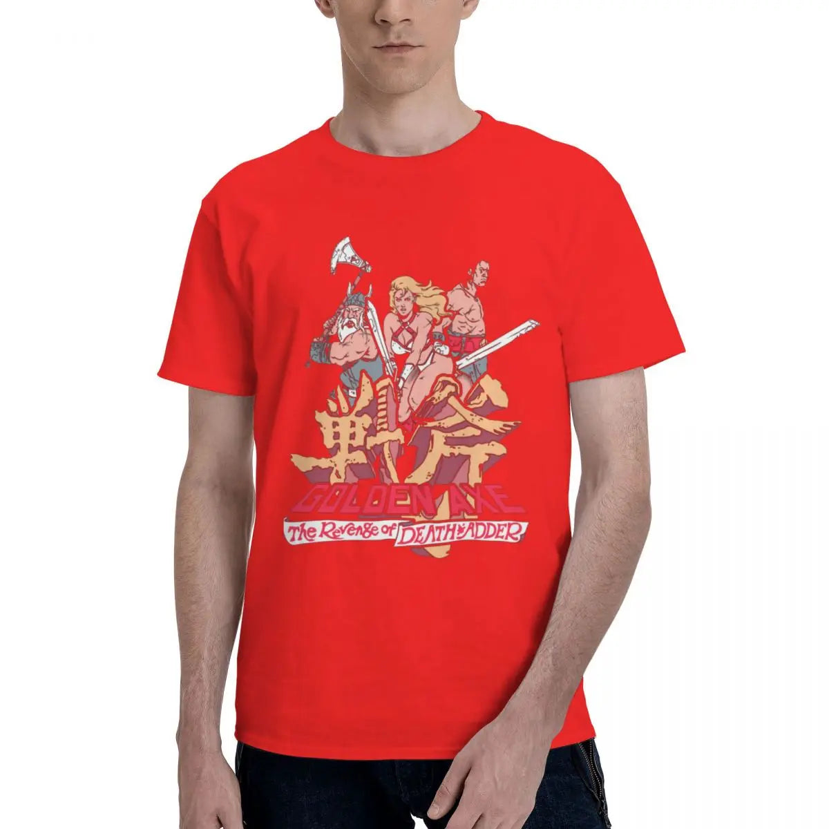 Golden Axe — Sega Arcade Beat-Em-Up Vintage Tee - Neon Districts