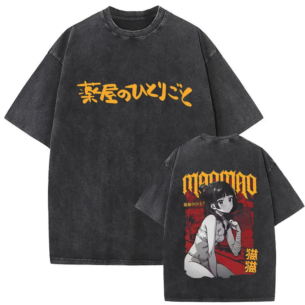Apothecary Diaries Maomao Vintage Washed Tee – Manga Graphic