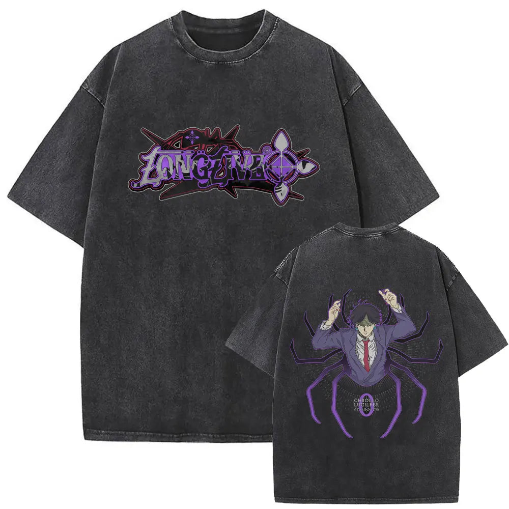 Hunter x Hunter Hisoka Washed Vintage Tee – Oversized Graphic