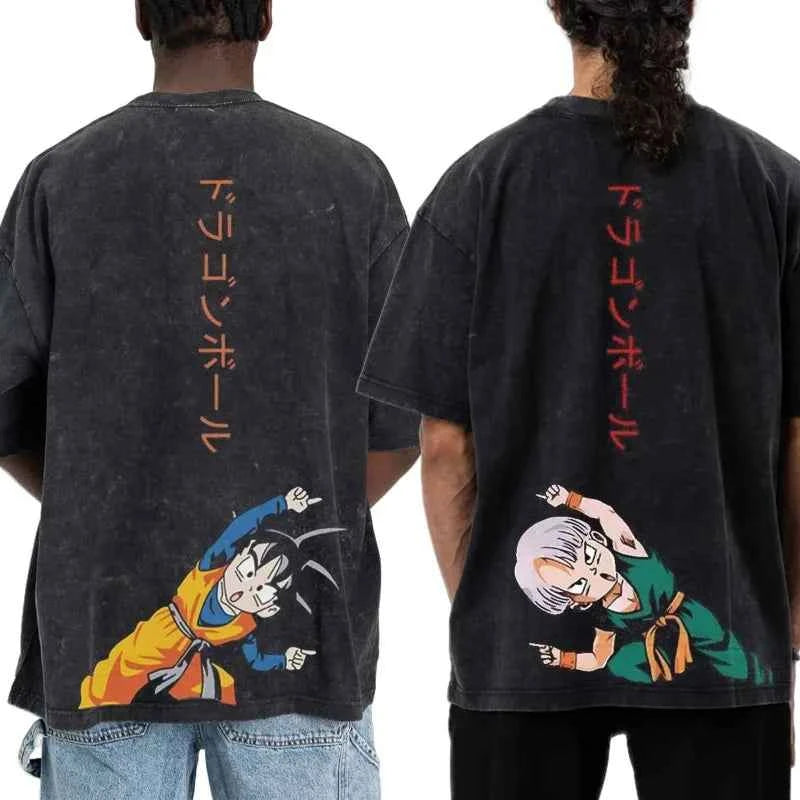 Dragon Ball Trunks & Goten Y2K Oversized Tee