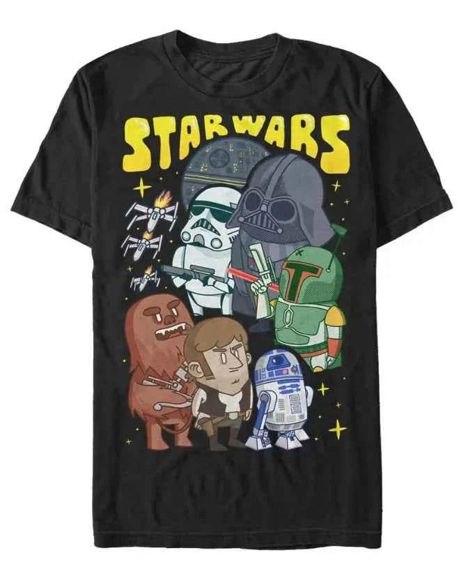 Star Wars Graphic Tee — Classic Print, Unisex