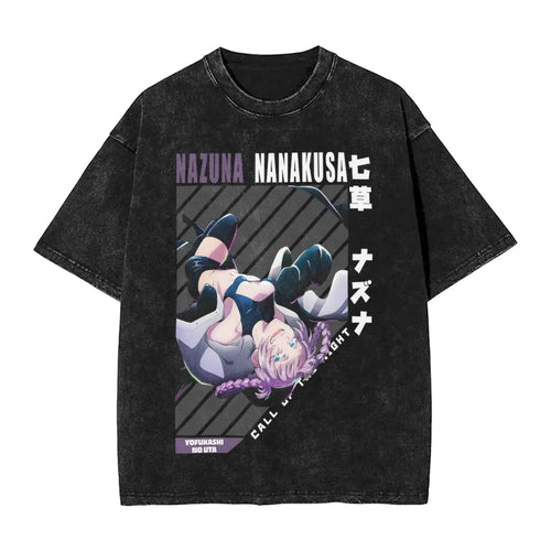 Call of the Night Nazuna Washed Vintage Tee